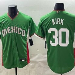 Mexico Baseball #30 Alejandro Kirk Jersey Green 2026 World Baseball Classic Home Stadium Stitched by My Store