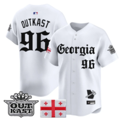 OutKast Jersey #96 Atlanta Braves Georgia Outkast Gothic Stitched by My Store