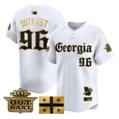 OutKast Jersey #96 Atlanta Braves Georgia Outkast Gothic Stitched by My Store
