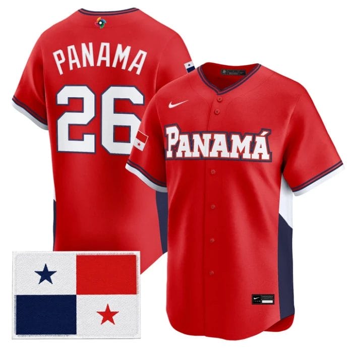 Panama Jersey #26 Team Panama 2026 World Baseball Classic Stitched by My Store