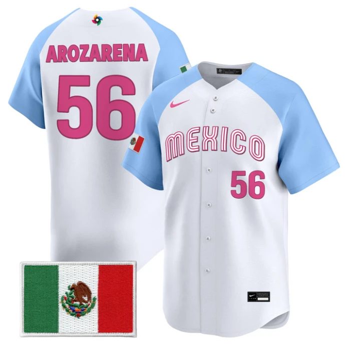 Randy Arozarena Jersey #56 Mexico World Baseball Classic 2026 Stitched by My Store