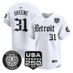 Riley Greene Jersey #31 Detroit Tigers Gothic Edition Vapor Stitched by My Store