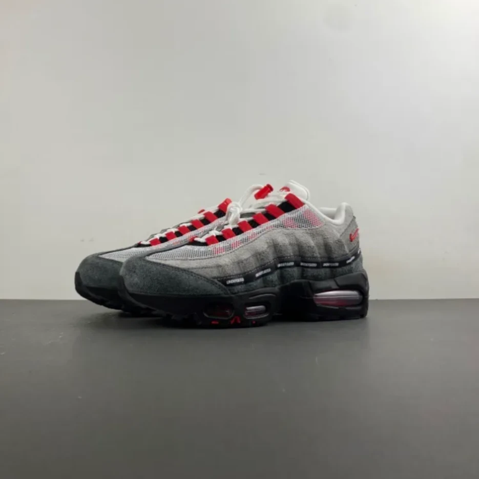 Air Max 95 SP x Undefeated Geo Tokyo Bright Crimson Shoes Sneakers by Air Jordan