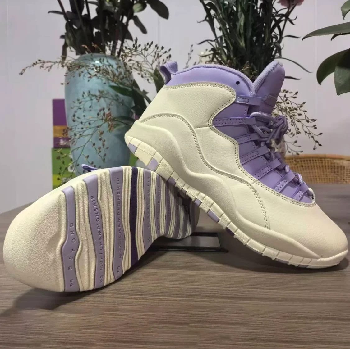 Air Jordan 10 Retro Hydrangeas Shoes Sneakers by Air Jordan
