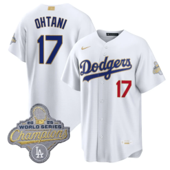 Shohei Ohtani Jersey #17 Dodgers Gold Collection Premier Stitched by My Store