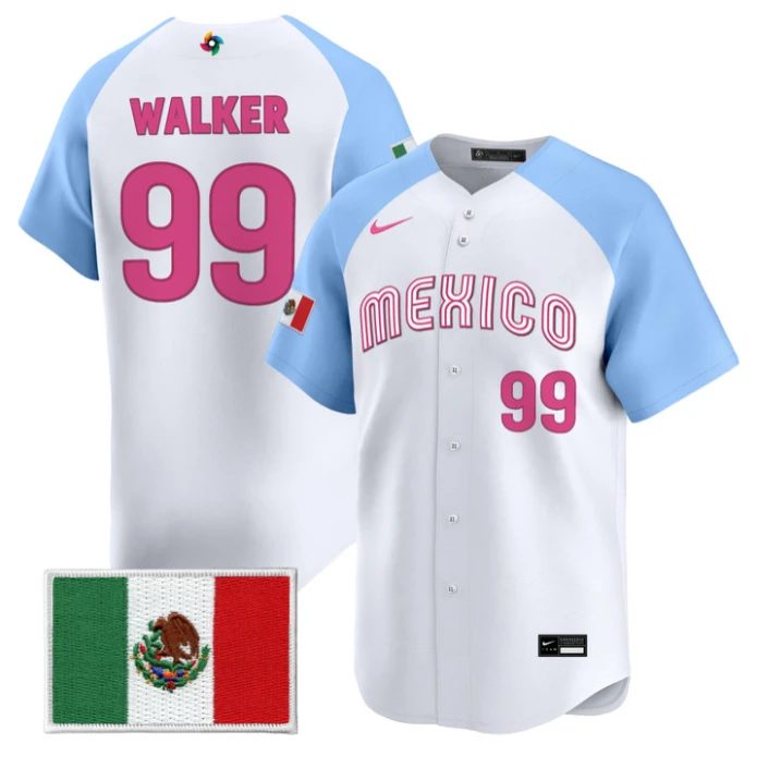 Taijuan Walker Jersey #99 Mexico World Baseball Classic 2026 Stitched by My Store