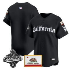 Team Jersey Blank Dodgers California Gothic Edition Stitched by My Store