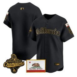 Team Jersey Blank Dodgers California Gothic Edition Stitched by My Store