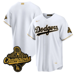 Team Jersey Blank Dodgers Gold Collection Premier Limited Stitched by My Store
