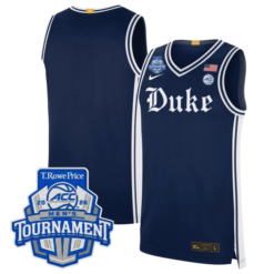 Team Jersey Blank Duke Blue Devils 2026 ACC Tournament Stitched by My store basketball