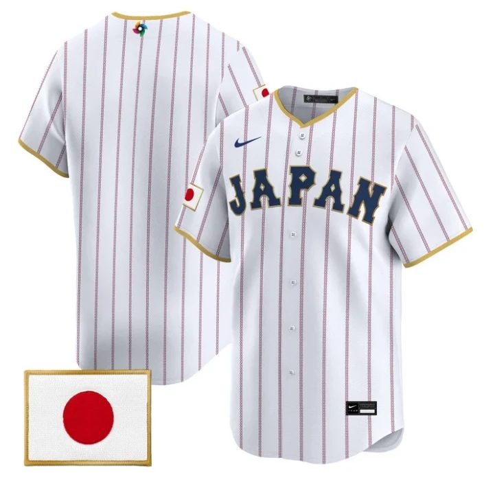 Team Jersey Blank Japan World Baseball Classic 2026 Stitched by My Store