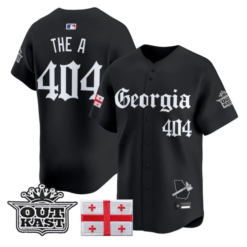 The A Jersey #404 Atlanta Braves Georgia Outkast Gothic Stitched by My Store