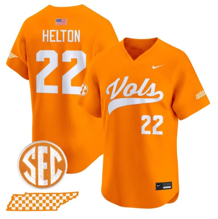 Todd Helton Jersey #22 Tennessee Vols 2026 Smokey Series Stitched by My Store