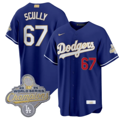 Vin Scully Jersey #67 Dodgers Gold Collection Premier Stitched by My Store
