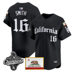 Will Smith Jersey #16 Dodgers California Gothic Edition Stitched by My Store