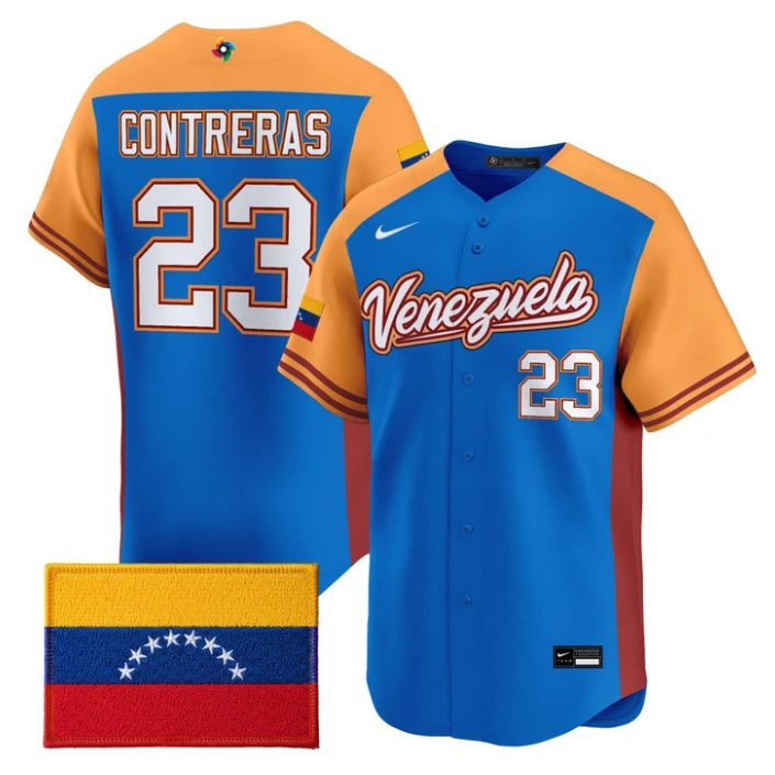 William Contreras Jersey #23 Venezuela World Baseball Classic 2026 Stitched by My Store