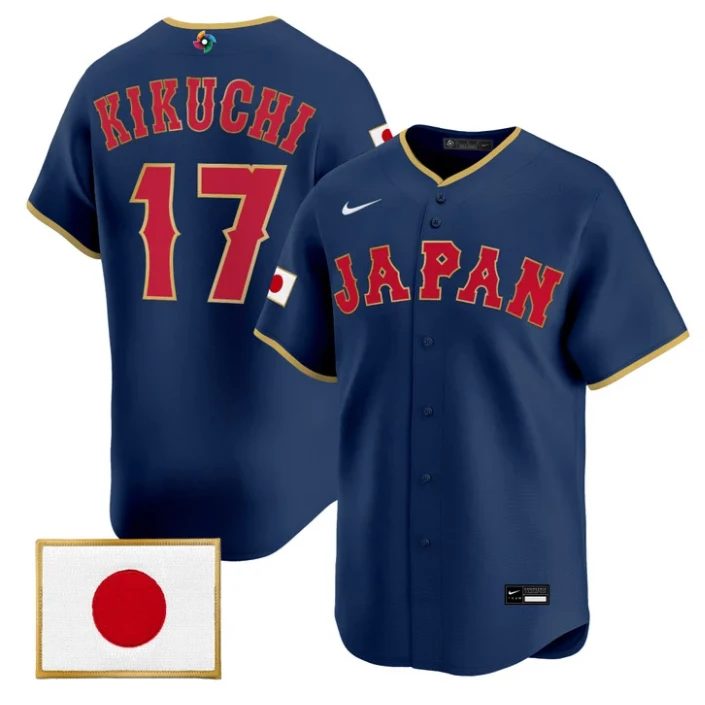 Yusei Kikuchi Jersey #17 Team Japan World Baseball Classic 2026 Stitched by My Store