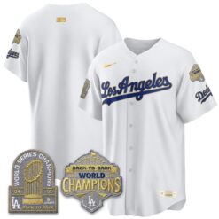 LAD Gold Collection Vapor Limited Jersey - 9x & B2B Champs - All Stitched by Los Angeles Dodgers