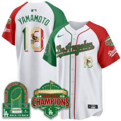 LAD Mexico Vapor Limited Jersey - 9x & B2B Champs - All Stitched by Los Angeles Dodgers