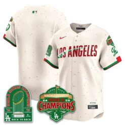 LAD Mexico Vapor Limited Jersey - 9x & B2B Champs - All Stitched by Los Angeles Dodgers