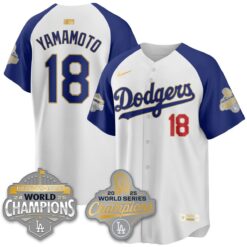 LAD Gold Collection Stadium Vapor Limited Jersey - B2B Champs - All Stitched by Dodgers
