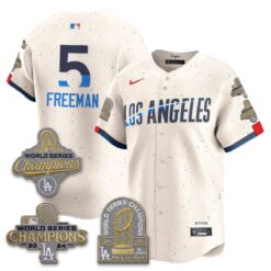 Los Angeles Dodgers Gold Collection Stadium Vapor Limited Jersey - Back to Back 9x Champs - All Stitched by Los Angeles Dodgers