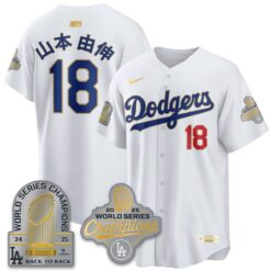 LAD Gold Collection Stadium Vapor Limited Jersey - 9x Champs - All Stitched by Los Angeles Dodgers