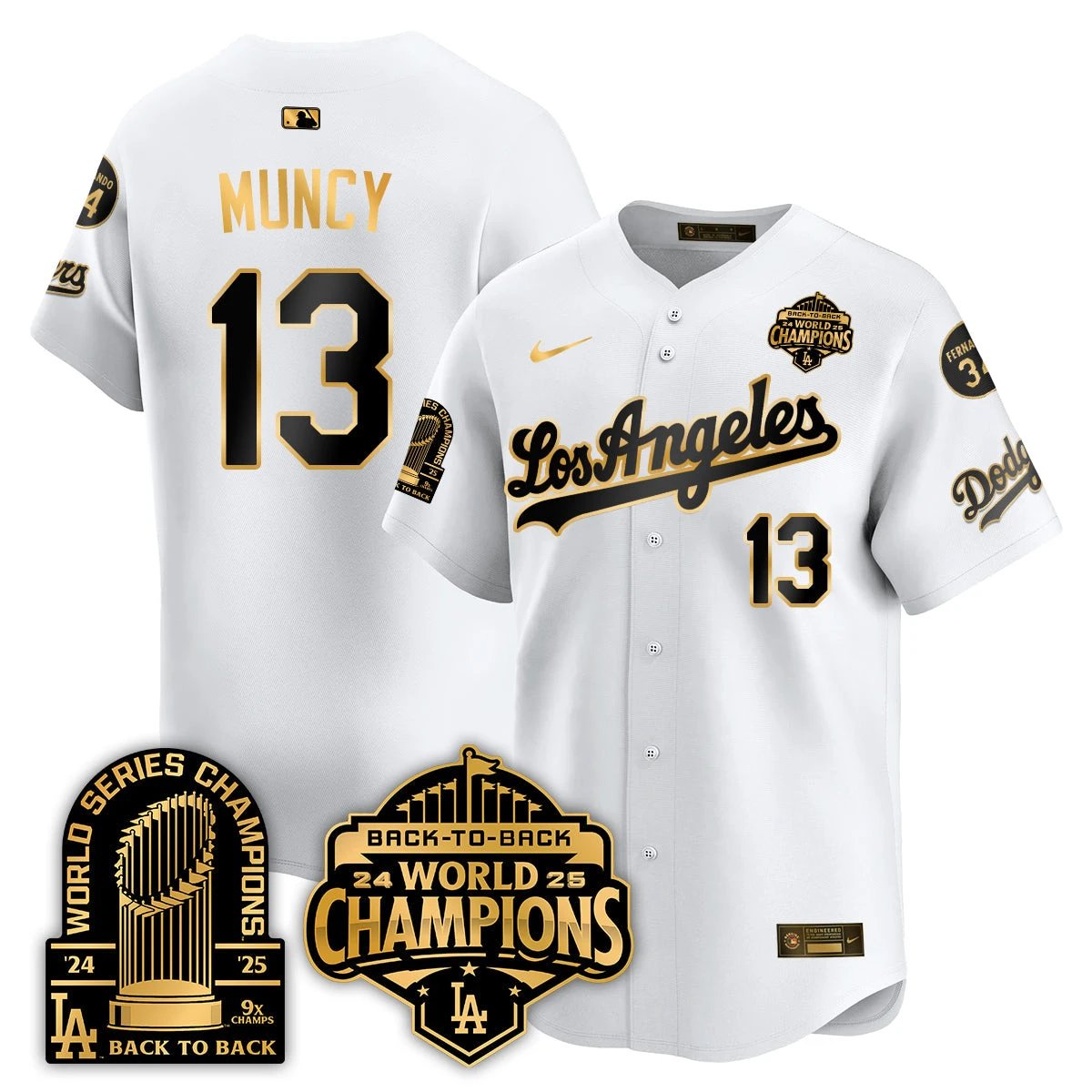 LAD Alternate Vapor Limited Jersey - 9x Champs - All Stitched by Los Angeles Dodgers