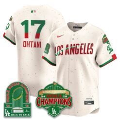LAD Mexico Vapor Limited Jersey - 9x & B2B Champs - All Stitched by Los Angeles Dodgers