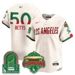 LAD Mexico Vapor Limited Jersey - 9x & B2B Champs - All Stitched by Los Angeles Dodgers