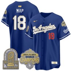 LAD Gold Collection Vapor Limited Jersey - 9x & B2B Champs - All Stitched by Los Angeles Dodgers