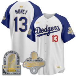 LAD Gold Collection Stadium Vapor Limited Jersey - 9x Champs - All Stitched by Los Angeles Dodgers