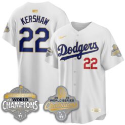 LAD Gold Collection Stadium Vapor Limited Jersey - B2B Champs - All Stitched by Dodgers