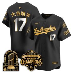 LAD Gold Collection Vapor Limited Jersey - 9x & B2B Champs - All Stitched by Los Angeles Dodgers