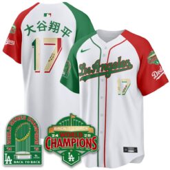 LAD Mexico Vapor Limited Jersey - 9x & B2B Champs - All Stitched by Los Angeles Dodgers