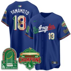 LAD Mexico Vapor Limited Jersey - 9x & B2B Champs - All Stitched by Los Angeles Dodgers