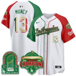 LAD Mexico Vapor Limited Jersey - 9x & B2B Champs - All Stitched by Los Angeles Dodgers