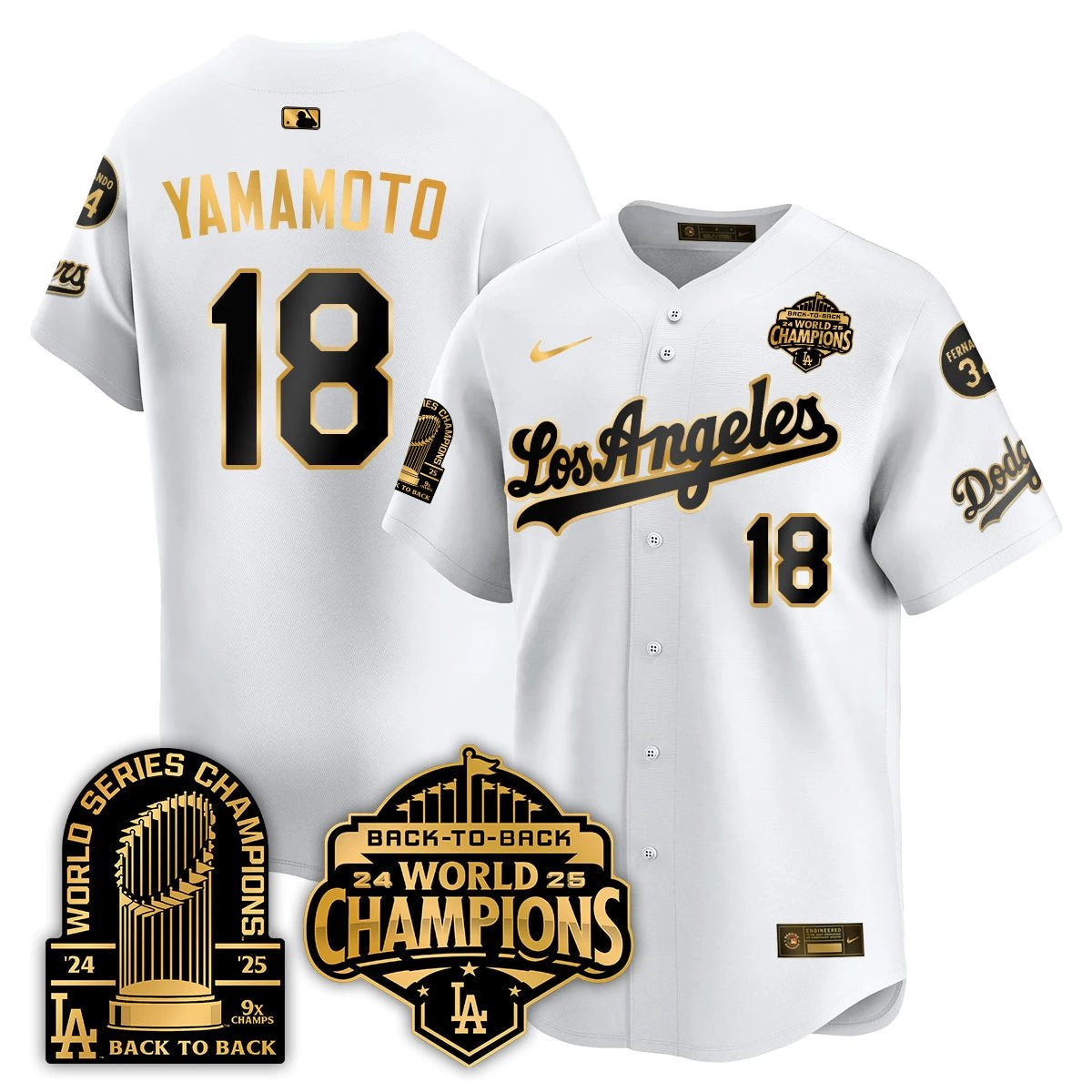 LAD Alternate Vapor Limited Jersey - 9x Champs - All Stitched by Los Angeles Dodgers