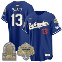 LAD Gold Collection Vapor Limited Jersey - 9x & B2B Champs - All Stitched by Los Angeles Dodgers