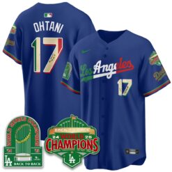 LAD Mexico Vapor Limited Jersey - 9x & B2B Champs - All Stitched by Los Angeles Dodgers