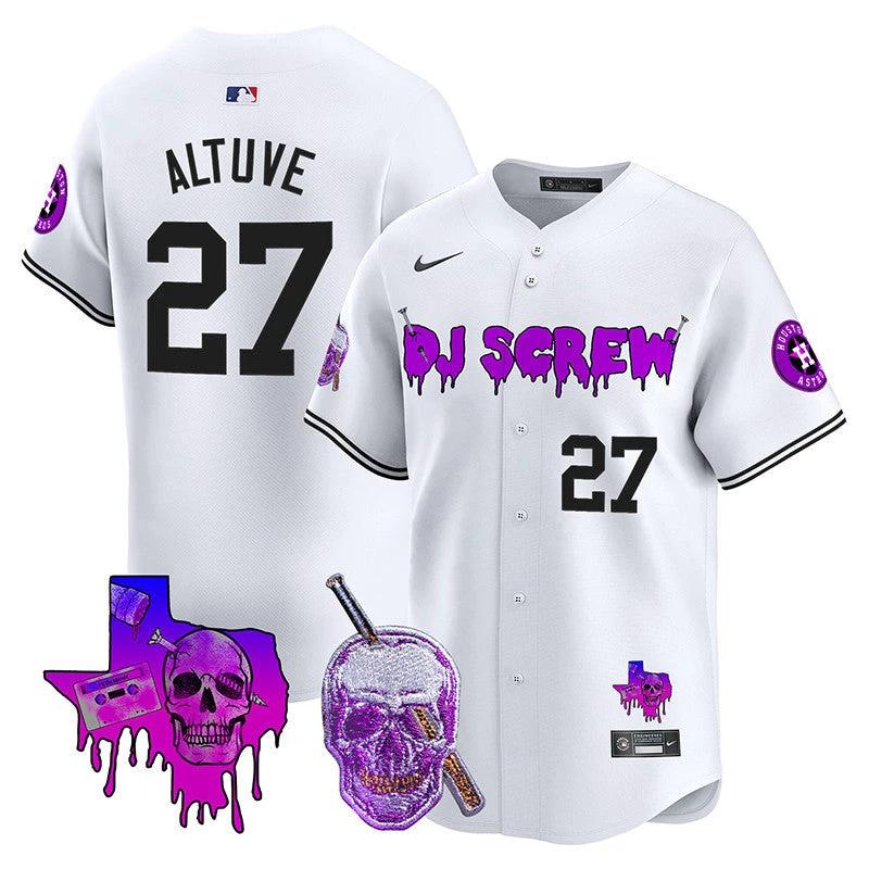 Astros DJ Screw Vapor Premier Limited Jersey - All Stitched by Houston Astros