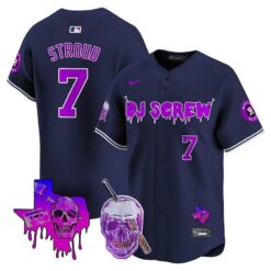 Astros DJ Screw Vapor Premier Limited Jersey - All Stitched by Houston Astros