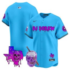 Astros DJ Screw Vapor Premier Limited Jersey - All Stitched by Houston Astros