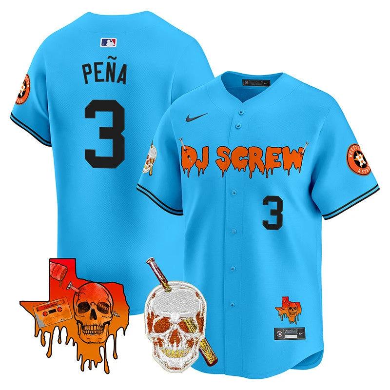 Astros DJ Screw Vapor Premier Limited Jersey V2 - All Stitched by Digigearus