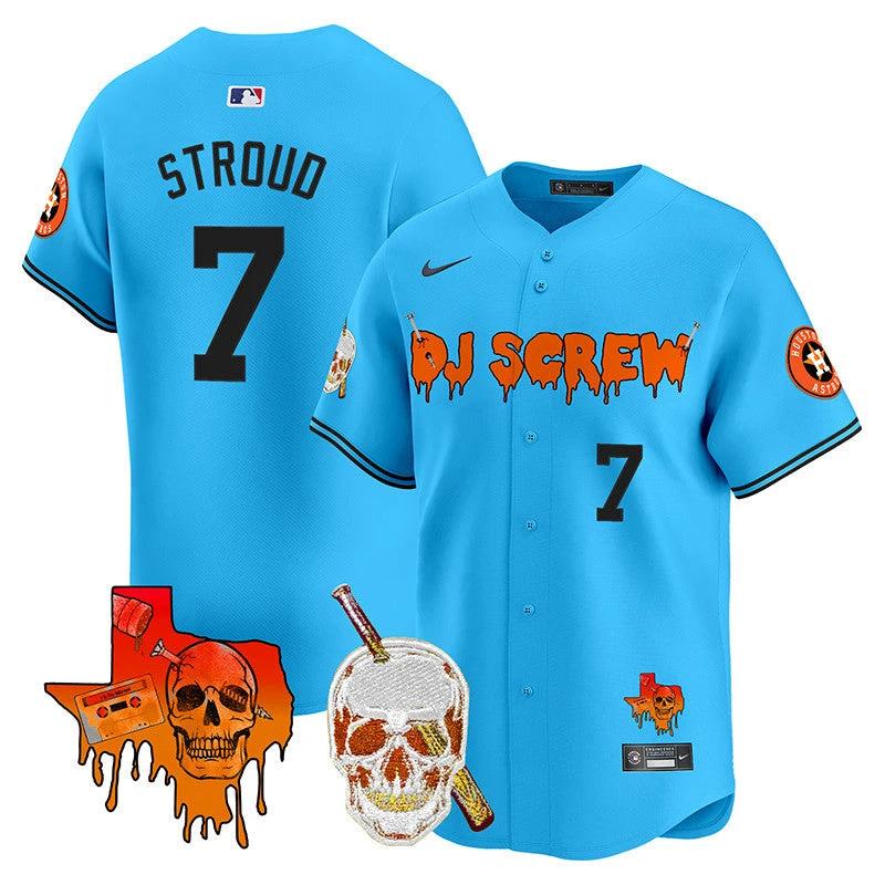 Astros DJ Screw Vapor Premier Limited Jersey V2 - All Stitched by Digigearus