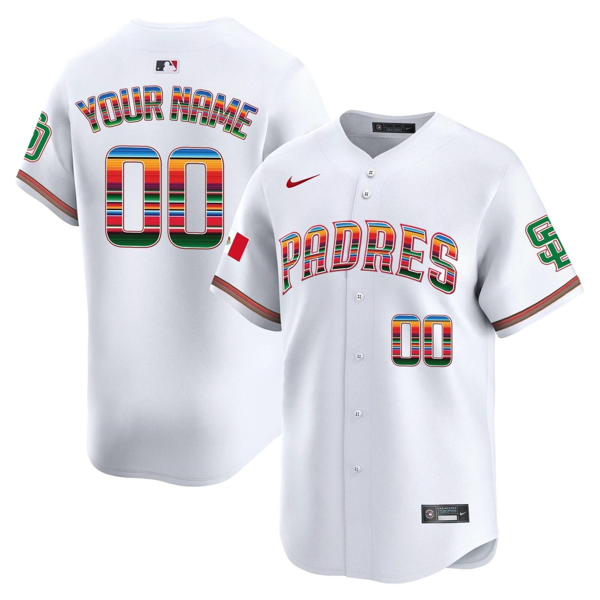 SD Mexico Premier Limited Custom Jersey - All Stitched by Digigearus