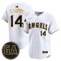 LAA 'Garret Anderson Tribute Patch' Vapor Premier Limited Jersey - All Stitched by Los Angeles Angels