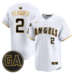 LAA 'Garret Anderson Tribute Patch' Vapor Premier Limited Jersey - All Stitched by Los Angeles Angels