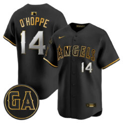 LAA 'Garret Anderson Tribute Patch' Vapor Premier Limited Jersey - All Stitched by Los Angeles Angels