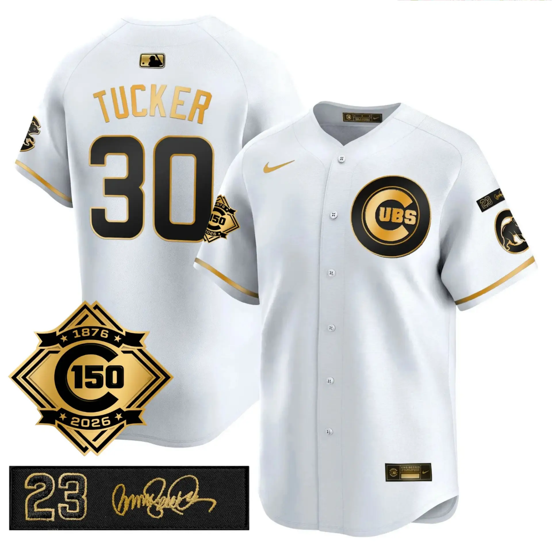 CHC Limited Jersey - 150th Anniversary & 'Ryno' Tribute Patch - All Stitched by Chicago Cubs